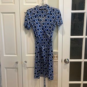 Banana Republic small Blue Geometric print  Small dress